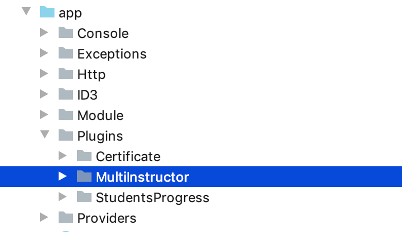 plugins structure - teachify lms